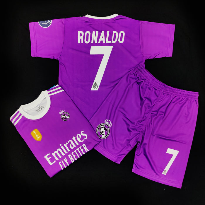 Ronaldo - Real Madrid Vintage Purple π Football Kit β½
