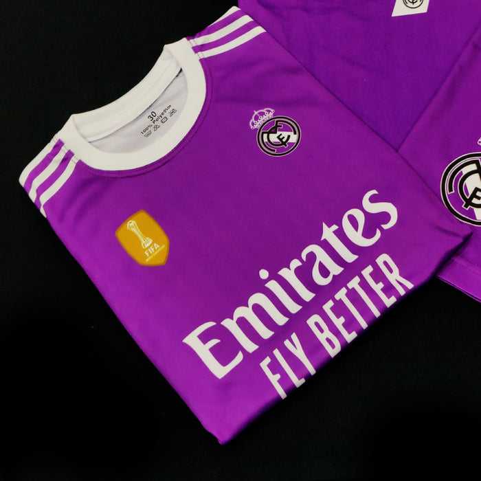 Ronaldo - Real Madrid Vintage Purple π Football Kit β½